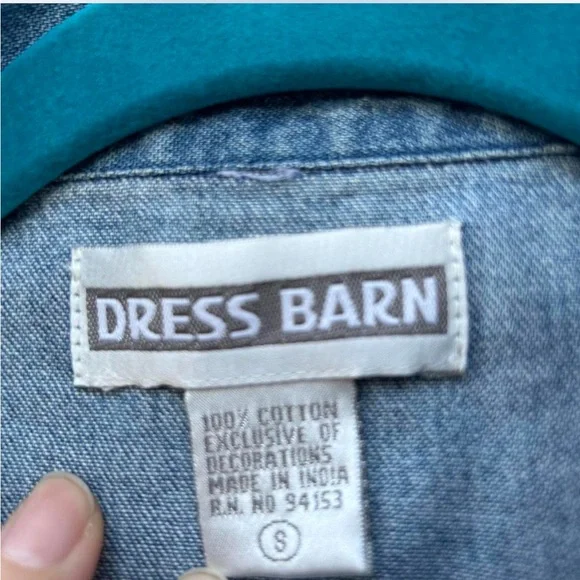 Vintage Dress Barn blue denim vest African zoo animal patches appliqué - Picture 4 of 7